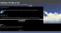 Desktop Screenshot of climbingthewillow.com